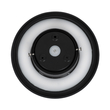 GloboStar® HELIO-R 60492 Φωτιστικό Τοίχου - Απλίκα Αρχιτεκτονικού Φωτισμού Εσωτερικού/Εξωτερικού Χώρου LED 7W 840lm 120° x 360° AC 220-240V Αδιάβροχο IP65 Φ16 x Π5cm - Φυσικό Λευκό 4500K - Μαύρο - Στρόγγυλο - Bridgelux Chip - 3 Years Warranty