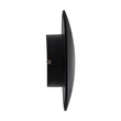 GloboStar® HELIO-R 60492 Φωτιστικό Τοίχου - Απλίκα Αρχιτεκτονικού Φωτισμού Εσωτερικού/Εξωτερικού Χώρου LED 7W 840lm 120° x 360° AC 220-240V Αδιάβροχο IP65 Φ16 x Π5cm - Φυσικό Λευκό 4500K - Μαύρο - Στρόγγυλο - Bridgelux Chip - 3 Years Warranty