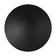 GloboStar® HELIO-R 60661 Φωτιστικό Τοίχου - Απλίκα Αρχιτεκτονικού Φωτισμού Εσωτερικού/Εξωτερικού Χώρου LED 12W 1380lm 120° x 360° AC 220-240V Αδιάβροχο IP65 Φ26 x Π5cm - Θερμό Λευκό 2700K - Μαύρο - Στρόγγυλο - Bridgelux Chip - 3 Years Warranty
