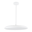 GloboStar® BARON 61255 Κρεμαστή Πλαφονιέρα Οροφής LED CCT 24W 2880lm 120° AC 220-240V - Εναλλαγή Φωτισμού μέσω Διακόπτη On/Off All In One Ψυχρό 6000k+Φυσικό 4500k+Θερμό 2700k Φ40 x Υ10cm - Λευκό - 3 Years Warranty