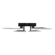 GloboStar® ROYAL-S 61325 Φωτιστικό Οροφής Design LED CCT 135W 16200lm 360° AC 220-240V - Εναλλαγή Φωτισμού μέσω Τηλεχειριστηρίου All In One Ψυχρό 6000k+Φυσικό 4500k+Θερμό 2700k Dimmable Μ58.5 x Π58.5 x Υ12cm - Μαύρο - 3 Years Warranty
