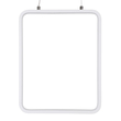 GloboStar® NEROBA 61303 Κρεμαστό Φωτιστικό Οροφής Linear Design LED CCT 18W 1980lm 360° AC 220-240V - Εναλλαγή Φωτισμού μέσω Διακόπτη On/Off All In One Ψυχρό 6000k+Φυσικό 4500k+Θερμό 2700k Μ29 x Π2 x Υ36cm - Λευκό - 3 Years Warranty