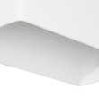 GloboStar® CIRCOA 60542 Φωτιστικό Τοίχου - Απλίκα Αρχιτεκτονικού Φωτισμού Εσωτερικού/Εξωτερικού Χώρου Up & Down LED 10W 1080lm 60° AC 220-240V IP44 Μ20 x Π8 x Υ10cm - Θερμό Λευκό 2700K - Λευκό - Bridgelux Chip - 3 Years Warranty