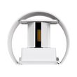 GloboStar® AXIS-R 60635 Φωτιστικό Τοίχου - Απλίκα Αρχιτεκτονικού Φωτισμού Εσωτερικού/Εξωτερικού Χώρου Up & Down LED 10W 1150lm 10 έως 60° AC 220-240V Αδιάβροχο IP65 Μ10 x Π10 x Υ10cm - Θερμό Λευκό 2700K - Λευκό - Bridgelux Chip - 3 Years Warranty