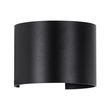 GloboStar® AXIS-R 60643 Φωτιστικό Τοίχου - Απλίκα Αρχιτεκτονικού Φωτισμού Εσωτερικού/Εξωτερικού Χώρου Up & Down LED 10W 1250lm 10 έως 60° AC 220-240V Αδιάβροχο IP65 Μ10 x Π10 x Υ10cm - Ψυχρό Λευκό 6000K - Μαύρο - Bridgelux Chip - 3 Years Warranty