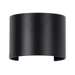 GloboStar® AXIS-R 60643 Φωτιστικό Τοίχου - Απλίκα Αρχιτεκτονικού Φωτισμού Εσωτερικού/Εξωτερικού Χώρου Up & Down LED 10W 1250lm 10 έως 60° AC 220-240V Αδιάβροχο IP65 Μ10 x Π10 x Υ10cm - Ψυχρό Λευκό 6000K - Μαύρο - Bridgelux Chip - 3 Years Warranty