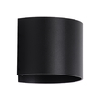 GloboStar® AXIS-R 60643 Φωτιστικό Τοίχου - Απλίκα Αρχιτεκτονικού Φωτισμού Εσωτερικού/Εξωτερικού Χώρου Up & Down LED 10W 1250lm 10 έως 60° AC 220-240V Αδιάβροχο IP65 Μ10 x Π10 x Υ10cm - Ψυχρό Λευκό 6000K - Μαύρο - Bridgelux Chip - 3 Years Warranty