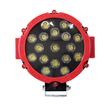 GloboStar® 85422 Vehicle & Forklift Work Lights - Φώτα Εργασίας για Οχήματα Περονοφόρα - Κλάρκ LED 45W DC 9-80V Αδιάβροχο IP67 Μαύρο Κόκκινο Μ20 x Π18 x Υ5cm