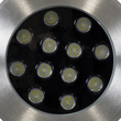 GloboStar® UNDERWATER-GUNE 90405 Υποβρύχιο Χωνευτό Φωτιστικό Σποτ Ειδικό για Σιντριβάνια LED 12W 1200lm 15° DC 24V Αδιάβροχο IP68 Φ18 x Υ11.2cm Ψυχρό Λευκό 6000K - Ανοξείδωτο Ατσάλι - 3 Χρόνια Εγγύηση