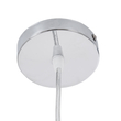 GloboStar® BUNNY 61577 Παιδικό Κρεμαστό Φωτιστικό Φιγούρα Μονόφωτο 1 x E27 IP20 Ροζ & Άσπρο Πλαστικό - Μ27.2 x Π15.5 x Υ40cm
