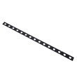 GloboStar® 90237 Μεταλλικο Καλυμμα 1 Μέτρου 15 Τεμαχίων για Ψηφιακή Αλυσίδα Γιρλάντα 20 Σποτ LED με Κωδικό 90140 Μαύρο Μ100 x Π4.7 x Υ1cm