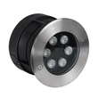 GloboStar® UNDERWATER-YUNI 90419 Υποβρύχιο Χωνευτό Φωτιστικό Σποτ Ειδικό για Σιντριβάνια LED 6W 510lm 30° DC 24V Αδιάβροχο IP68 Φ15 x Υ10cm RGBW DMX512 - Ανοξείδωτο Ατσάλι - 3 Years Warranty