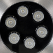 GloboStar® UNDERWATER-YUNI 90419 Υποβρύχιο Χωνευτό Φωτιστικό Σποτ Ειδικό για Σιντριβάνια LED 6W 510lm 30° DC 24V Αδιάβροχο IP68 Φ15 x Υ10cm RGBW DMX512 - Ανοξείδωτο Ατσάλι - 3 Years Warranty