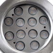 GLOBOSTAR® UNDERWATER-DENIS 90429 Υποβρύχιος Προβολέας Σποτ για Σιντριβάνια/Πισίνες LED 12W 1080lm 30° DC 24V Αδιάβροχο IP68 Θερμό Λευκό 2700K Dimmable - Ανοξείδωτο Ατσάλι 304 - Μ14.5 x Π7 x Υ17cm - 3 Χρόνια Εγγύηση