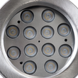 GloboStar® UNDERWATER-DENIS 90430 Υποβρύχιο Επιφανειακό Φωτιστικό Σποτ Ειδικό για Σιντριβάνια - Πισίνες - Τζακούζι LED 12W 1200lm 30° DC 24V Αδιάβροχο IP68 Μ14.5 x Π7 x Υ17cm Ψυχρό Λευκό 6000K - Ανοξείδωτο Ατσάλι SS304 - 3 Χρόνια Εγγύηση