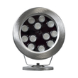 GloboStar® UNDERWATER-DENIS 90431 Υποβρύχιο Επιφανειακό Φωτιστικό Σποτ Ειδικό για Σιντριβάνια - Πισίνες - Τζακούζι LED 12W 1020lm 30° DC 24V Αδιάβροχο IP68 Μ14.5 x Π7 x Υ17cm RGBW DMX512 - Ανοξείδωτο Ατσάλι SS304 - 3 Χρόνια Εγγύηση