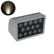GloboStar® FLOOD-DENA 90488 Επιτοίχιος Προβολέας Wall Washer για Φωτισμό Κτιρίων - Απλίκα & Δαπέδου LED 30W 2850lm 5° DC 24V Αδιάβροχο IP67 Μ18.5 x Π13 x Υ12cm Φυσικό Λευκό 4500K - Γκρι Ανθρακί - 3 Years Warranty