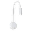 GloboStar® GOOSE 60876 Μοντέρνο Φωτιστικό Τοίχου - Απλίκα Ξενοδοχείου Bed Side LED 3W 300lm 36° AC 220-240V - Reading Light - Μ6.5 x Π15 x Υ24.5cm - Φυσικό Λευκό 4500K - Λευκό - 3 Xρόνια Εγγύηση