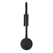 GloboStar® GOOSE 60878 Μοντέρνο Φωτιστικό Τοίχου - Απλίκα Ξενοδοχείου Bed Side LED 3W 300lm 36° AC 220-240V - Reading Light - Μ6.5 x Π15 x Υ24.5cm - Φυσικό Λευκό 4500K - Μαύρο - 3 Xρόνια Εγγύηση