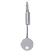 GloboStar® GOOSE 60879 Μοντέρνο Φωτιστικό Τοίχου - Απλίκα Ξενοδοχείου Bed Side LED 3W 300lm 36° AC 220-240V - Reading Light - Μ6.5 x Π15 x Υ24.5cm - Φυσικό Λευκό 4500K - Ασημί Νίκελ - 3 Xρόνια Εγγύηση