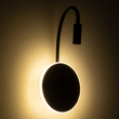 GloboStar® GOOSE 60883 Μοντέρνο Φωτιστικό Τοίχου - Απλίκα Ξενοδοχείου Bed Side LED 6W 600lm 36° & 360° AC 220-240V - Reading Light & 360° Κρυφός Φωτισμός - Φορτιστής USB 3A - Μ15.5 x Π15 x Υ30.5cm - Φυσικό Λευκό 4500K - Μαύρο - 3 Xρόνια Εγγύηση