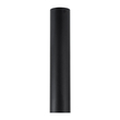 GloboStar® DUCT 61618 Επιφανειακό Στρόγγυλο Φωτιστικό Σποτ Αλουμινίου με Ντουί GU10 VDE Certified AC 220-240V IP44 Φ6 x Υ30cm - Μαύρο - 5 Years Warranty