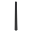 GloboStar® DUCT 61621 Επιφανειακό Στρόγγυλο Φωτιστικό Σποτ Αλουμινίου με Ντουί GU10 VDE Certified AC 220-240V IP44 Φ6 x Υ75cm - Μαύρο - 5 Years Warranty