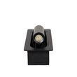 GloboStar® MANHATTAN 61097 Μοντέρνο Χωνευτό Φωτιστικό Τοίχου - Απλίκα Ξενοδοχείου Bed Side LED 3W 405lm 36° AC 220-240V - Reading Light - Μ7 x Π7 x Υ17cm - Φυσικό Λευκό 4500K - Μαύρο