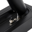 GloboStar® MANHATTAN 61097 Μοντέρνο Χωνευτό Φωτιστικό Τοίχου - Απλίκα Ξενοδοχείου Bed Side LED 3W 405lm 36° AC 220-240V - Reading Light - Μ7 x Π7 x Υ17cm - Φυσικό Λευκό 4500K - Μαύρο