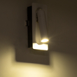 GloboStar® MANHATTAN 61098 Μοντέρνο Χωνευτό Φωτιστικό Τοίχου - Απλίκα Ξενοδοχείου Bed Side LED 3W 405lm 36° AC 220-240V - Reading Light - Μ7 x Π7 x Υ17cm - Φυσικό Λευκό 4500K - Λευκό