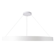 GloboStar® RA 61199 Κρεμαστό Φωτιστικό Δαχτυλίδι-Κύκλος LED CCT 100W 11020lm 120° AC 220-240V - Εναλλαγή Φωτισμού μέσω Τηλεχειριστηρίου All In One Ψυχρό 6000k+Φυσικό 4500k+Θερμό 2700k Dimmable Φ120cm - Λευκό - 3 Years Warranty