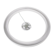 GloboStar® RA 61199 Κρεμαστό Φωτιστικό Δαχτυλίδι-Κύκλος LED CCT 100W 11020lm 120° AC 220-240V - Εναλλαγή Φωτισμού μέσω Τηλεχειριστηρίου All In One Ψυχρό 6000k+Φυσικό 4500k+Θερμό 2700k Dimmable Φ120cm - Λευκό - 3 Years Warranty