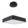 GloboStar® KAMALA 61206-S Πλαφονιέρα Οροφής LED CCT 67W 7370lm 120° AC 220-240V - Εναλλαγή Φωτισμού μέσω Τηλεχειριστηρίου All In One Ψυχρό 6000k+Φυσικό 4500k+Θερμό 2700k Dimmable Μ40 x Π40 x Υ8cm- Μαύρο - 3 Years Warranty