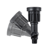 GloboStar® GARDENINI 61545 Καρφωτό Φωτιστικό Σποτ Κήπου LED 5W 550lm 38° DC 24V IP68 Υψηλής Αντοχής ABS IK06 Φ5.5 x Υ13.5cm - Μπλε 450nm Dimmable - Μαύρο - Bridgelux Chip - 3 Years Warranty