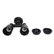 GloboStar® GRASEDO 61616 Βάση Κήπου με 2 Ντουί E27 για Λάμπες Σποτ PAR38 - Αδιάβροχη IP67 - Υψηλής Αντοχής ABS - VDE Certified - Μ40 x Π9.5 x Υ22cm - Μαύρο - 5 Years Warranty