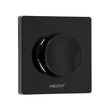 GloboStar® 71444 K1-B Mi-BOXER Ασύρματο Επιτοίχιο Χειριστήριο Dimmer RF 2.4Ghz για όλα τα Μονόχρωμα Mi-BOXER Controller DC 3V 1 x CR2032 - IP20 Μαύρο Μ8.5 x Π8.5 x Υ2.5cm - 5 Years Warranty