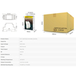 GloboStar® 71415 LS2S Mi-BOXER DC WiFi & RF 2.4Ghz Dimmer High Speed Controller 5 Καναλιών DC 12-24V 5 x 6A 144W - Max 10A 240W - IP20 RGBW+WW - Din Rail Ράγας - Μ9 x Π3.4 x Υ6cm - 5 Years Warranty