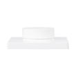 GloboStar® 71443 K1 Mi-BOXER Ασύρματο Επιτοίχιο Χειριστήριο Dimmer RF 2.4Ghz για όλα τα Μονόχρωμα Mi-BOXER Controller DC 3V 1 x CR2032 - IP20 Λευκό Μ8.5 x Π8.5 x Υ2.5cm - 5 Years Warranty