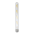 GloboStar® 99020 Λάμπα LED Long Filament E27 T30 Σωλήνας 8W 800lm 360° AC 220-240V IP20 Φ3 x Υ30cm Θερμό Λευκό 2700K με Διάφανο Γυαλί - Dimmable - 3 Years Warranty