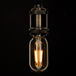 GloboStar® 99048 Λάμπα LED Long Filament E27 T45 Σωλήνας 4W 350lm 360° AC 220-240V IP20 Φ4.5 x Υ11cm Ultra Θερμό Λευκό 2200K με Μελί Γυαλί - Dimmable - 3 Years Warranty
