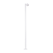 GloboStar® GARDENIA 60509 Φωτιστικό Κήπου - Πάρκου - Πλατείας - Κολωνάκι Αρχιτεκτονικού Φωτισμού Εξωτερικού Χώρου LED 7W 700lm 60° AC220-240V Αδιάβροχο IP65 - Σώμα Αλουμινίου & Tempered Glass - Μ15 x Π18 x Υ180cm - Θερμό Λευκό 2700K - Λευκό - Bridgelux Chip - 5 Years Warranty