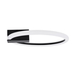 GloboStar® CINDERELLA 60976 Φωτιστικό Οροφής Δαχτυλίδι-Κύκλος LED CCT 16W 1792lm 360° AC 220-240V - Εναλλαγή Φωτισμού μέσω Διακόπτη On/Off All In One Ψυχρό 6000k+Φυσικό 4500k+Θερμό 2700k Φ28cm - Μαύρο - 3 Years Warranty