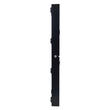 GloboStar® MAKEUP MIRROR-60x90-5 Μοντέρνος Καθρέπτης Μακιγιάζ με Πλαίσιο Φυσικού Ξύλου με Διακόπτη On/Off 10 x E27 AC220-240V - Μ60 x Π7 x Υ90cm - Μαύρος Έβενος