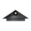 GloboStar® STEALTH 60519 Φωτιστικό Τοίχου - Απλίκα Αρχιτεκτονικού Φωτισμού Εσωτερικού/Εξωτερικού Χώρου Up or Down LED 10W 1000lm 60° AC220-240V Αδιάβροχο IP65 - Σώμα Αλουμινίου & Tempered Glass - Μ17 x Π7.5 x Υ17cm - Θερμό Λευκό 2700K - Γκρι Ανθρακί - Bridgelux Chip - 5 Years Warranty
