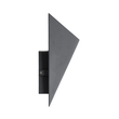 GloboStar® STEALTH 60522 Φωτιστικό Τοίχου - Απλίκα Αρχιτεκτονικού Φωτισμού Εσωτερικού/Εξωτερικού Χώρου Up or Down LED 10W 1100lm 60° AC220-240V Αδιάβροχο IP65 - Σώμα Αλουμινίου & Tempered Glass - Μ17 x Π17 x Υ7.5cm - Φυσικό Λευκό 4500K - Γκρι Ανθρακί - Bridgelux Chip - 5 Years Warranty