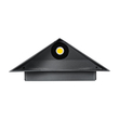 GloboStar® STEALTH 60522 Φωτιστικό Τοίχου - Απλίκα Αρχιτεκτονικού Φωτισμού Εσωτερικού/Εξωτερικού Χώρου Up or Down LED 10W 1100lm 60° AC220-240V Αδιάβροχο IP65 - Σώμα Αλουμινίου & Tempered Glass - Μ17 x Π17 x Υ7.5cm - Φυσικό Λευκό 4500K - Γκρι Ανθρακί - Bridgelux Chip - 5 Years Warranty