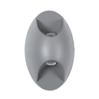 GloboStar® JEREMY 60531 Φωτιστικό Τοίχου - Απλίκα Αρχιτεκτονικού Φωτισμού Εσωτερικού/Εξωτερικού Χώρου Up & Down LED 10W 1000lm 60° AC220-240V Αδιάβροχο IP65 - Σώμα Αλουμινίου & Tempered Glass - Μ16 x Π10 x Υ7cm - Θερμό Λευκό 2700K - Γκρι Ανθρακί - Bridgelux Chip - 5 Years Warranty