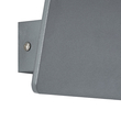 GloboStar® CUADRADO 60570 Φωτιστικό Τοίχου - Απλίκα Αρχιτεκτονικού Φωτισμού Εσωτερικού/Εξωτερικού Χώρου Up or Down LED 10W 1000lm 60° AC220-240V Αδιάβροχο IP65 - Σώμα Αλουμινίου & Tempered Glass - Μ14 x Π14 x Υ4.5cm - Θερμό Λευκό 2700K - Γκρι Ανθρακί - Bridgelux Chip - 5 Years Warranty