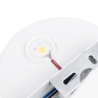 GloboStar® REDONDO 60572 Φωτιστικό Τοίχου - Απλίκα Αρχιτεκτονικού Φωτισμού Εσωτερικού/Εξωτερικού Χώρου Up or Down LED 10W 1000lm 60° AC220-240V Αδιάβροχο IP65 - Σώμα Αλουμινίου & Tempered Glass - Μ14 x Π14 x Υ5cm - Θερμό Λευκό 2700K - Λευκό - Bridgelux Chip - 5 Years Warranty