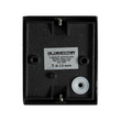 GloboStar® MURANO 60607 Φωτιστικό Τοίχου - Απλίκα Αρχιτεκτονικού Φωτισμού Εξωτερικού Χώρου Up or Down Αλουμινίου με Ντουί 1 x GU10 AC 220-240V Αδιάβροχο IP65 Μ8 x Π8 x Υ7cm - Μαύρο  - 5 Years Warranty